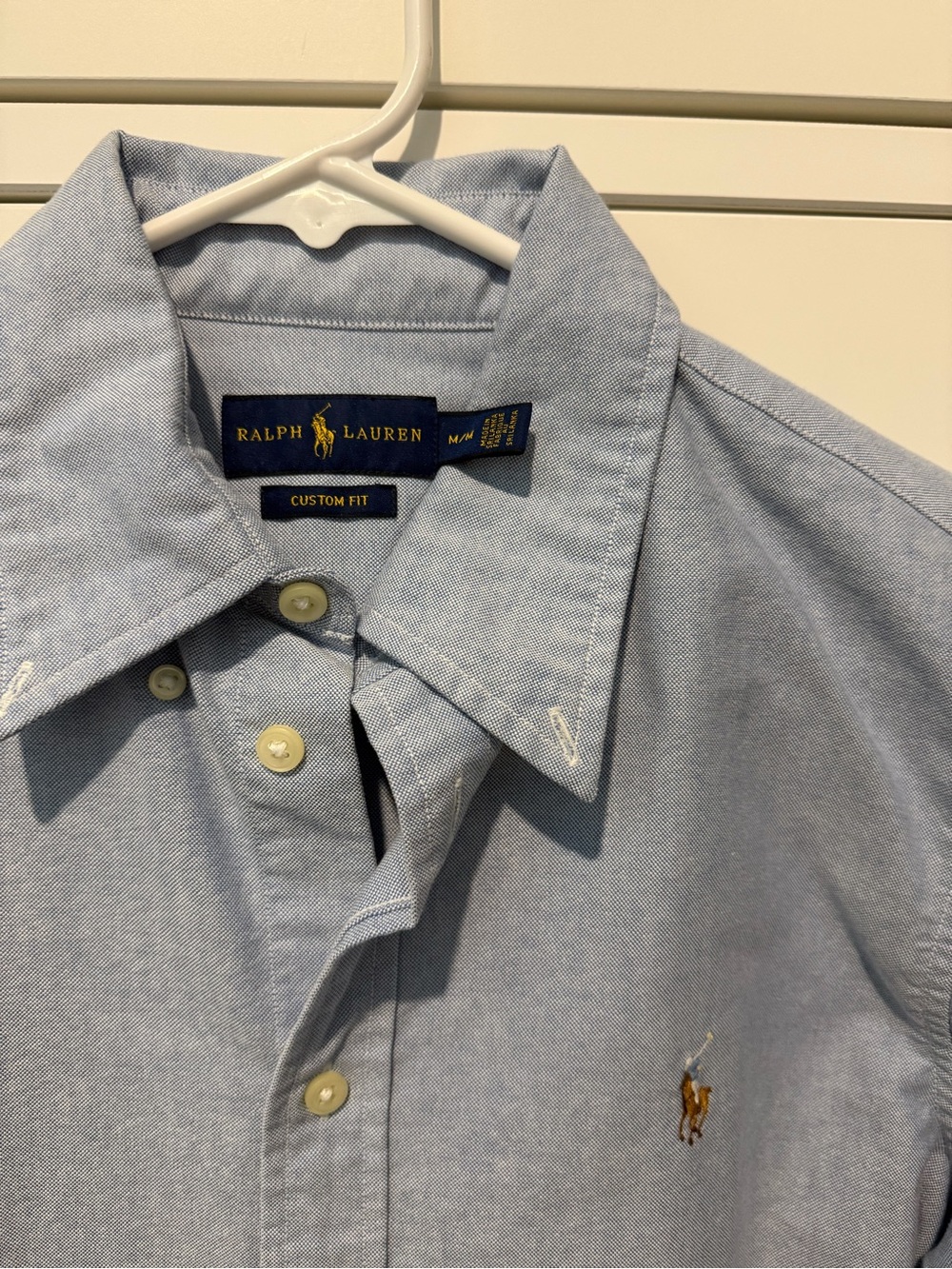 Ralph Lauren Pale Blue Classic Oxford Shirt - Picture 3 of 4